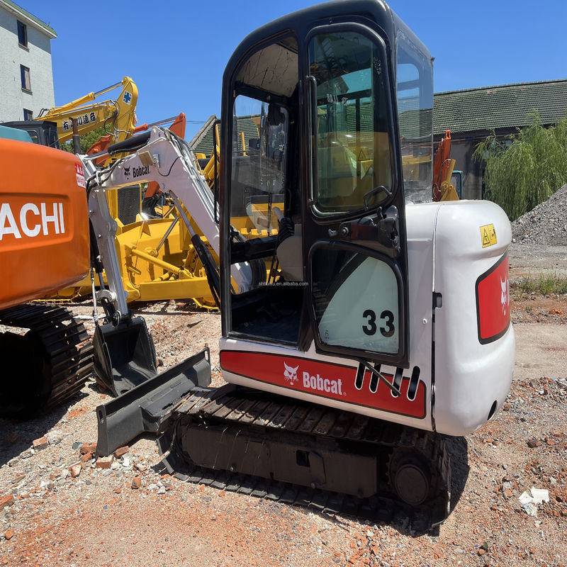 Mini-excavateur Bobcat 331 Petit creuseur de trous de poste d'occasion creuseur de seconde main