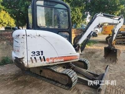 Mini-excavateur Bobcat 331 Petit creuseur de trous de poste d'occasion creuseur de seconde main