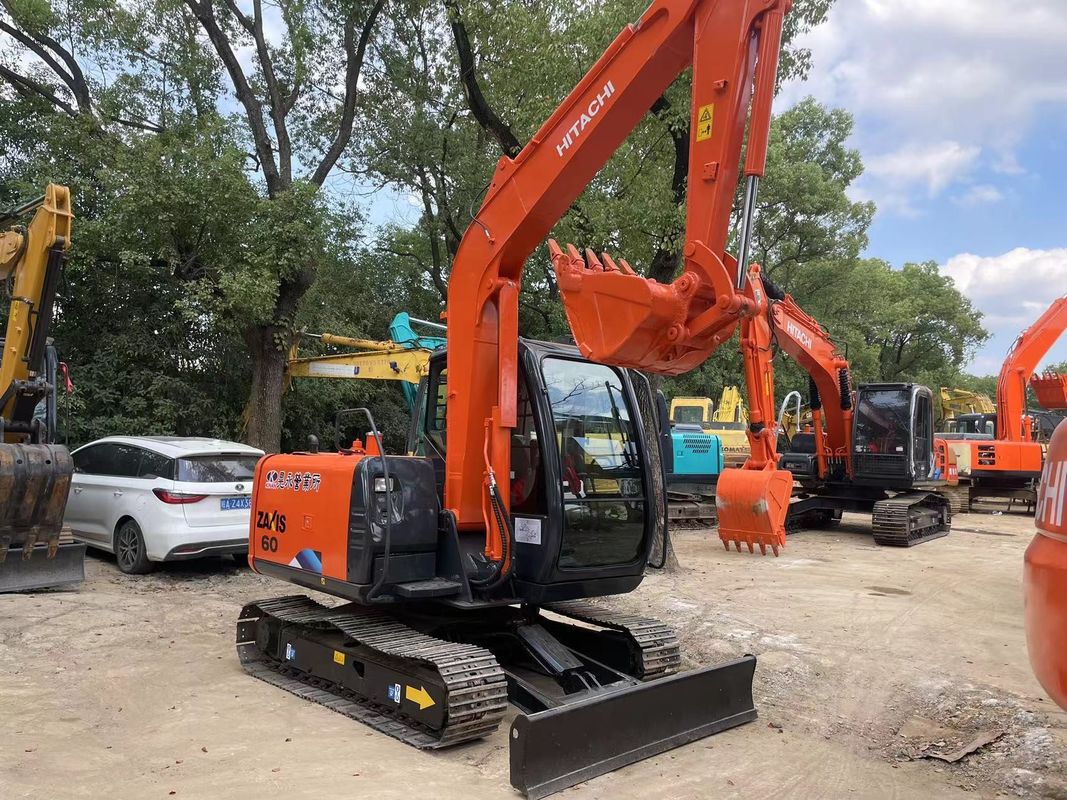 Vente de haute qualité utilisée Hitachi ZX60 Mini excavateur utilisé Japon Hitachi excavateur ZX60 à vendre