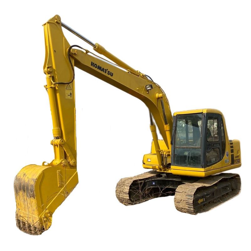 utilisée PC120 5 excavateurs / moteur japonais d'occasion PC 120 Komatsu Excavator