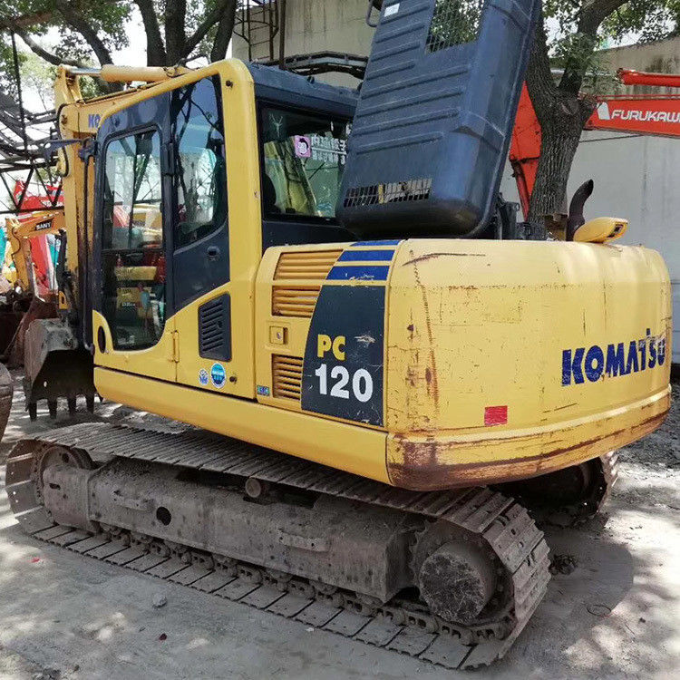 utilisée PC120 5 excavateurs / moteur japonais d'occasion PC 120 Komatsu Excavator