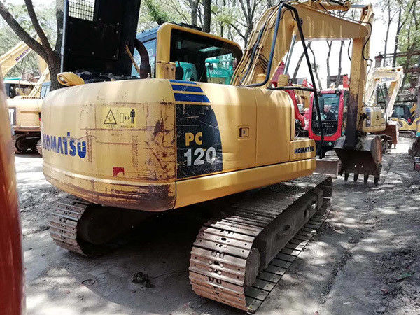 utilisée PC120 5 excavateurs / moteur japonais d'occasion PC 120 Komatsu Excavator