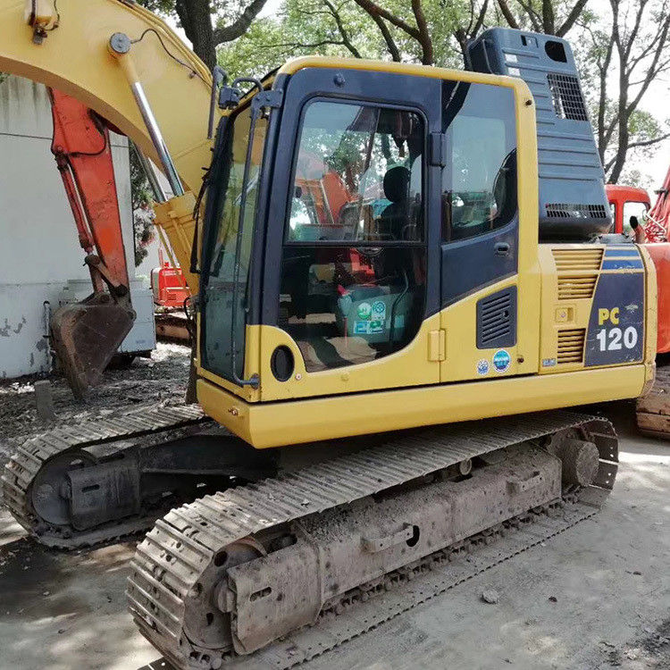 utilisée PC120 5 excavateurs / moteur japonais d'occasion PC 120 Komatsu Excavator