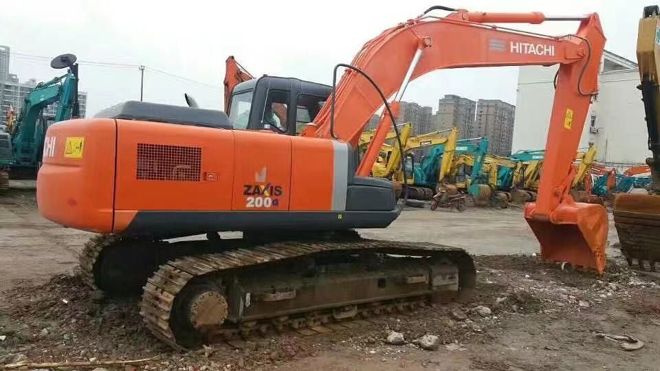 20 TON utilisés Hitachi ZAXIS 200 chargeuse de pelle excavatrice minière équipement lourd creuseur sacocheuse ZX200 Bon état Prix final Exc