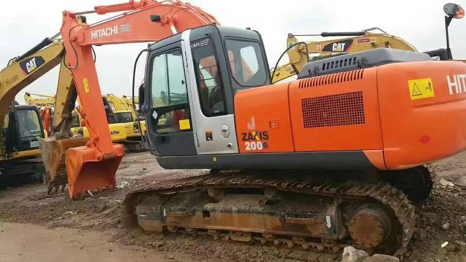 20 TON utilisés Hitachi ZAXIS 200 chargeuse de pelle excavatrice minière équipement lourd creuseur sacocheuse ZX200 Bon état Prix final Exc