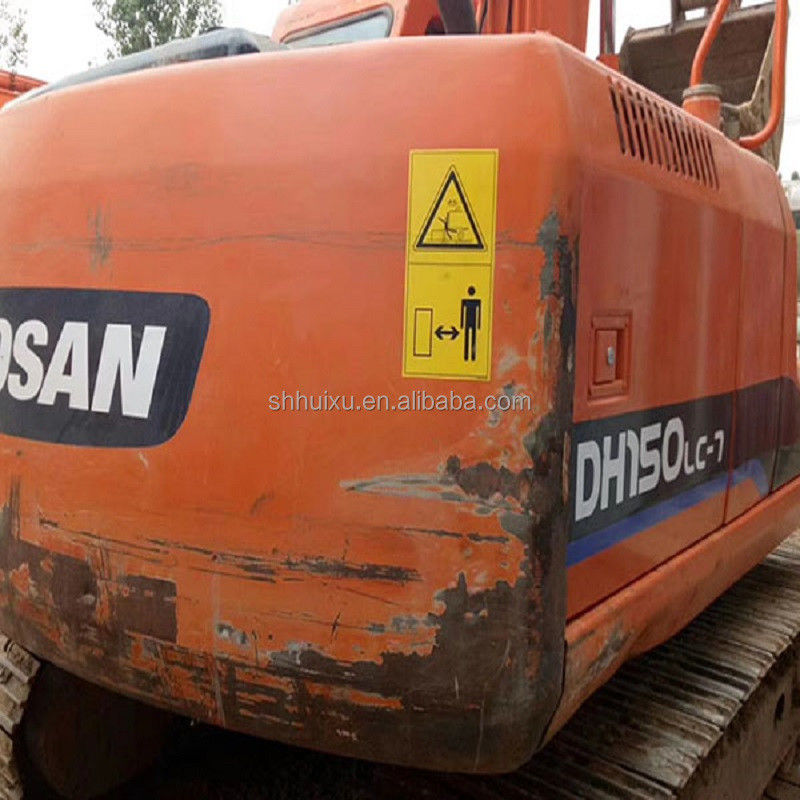 Excavateur à rouleaux hydrauliques usagés Doosan DH150/Excavateur de seconde main DOOSAN DH150 de qualité à bas prix à vendre
