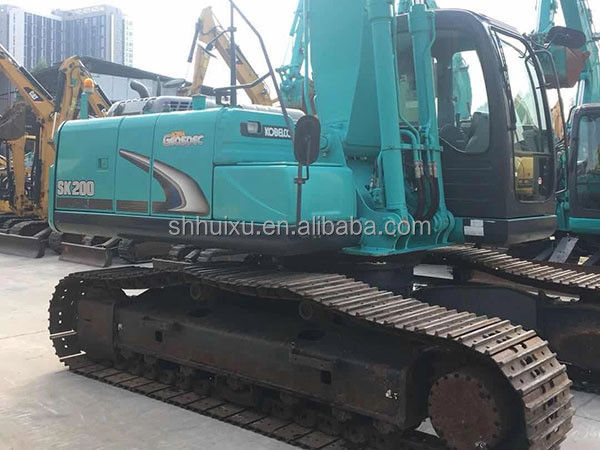 Kobelco SK200 Meilleur vendeur de l'excavateur à rampe d'occasion Kobelco SK200/machine de creusement d'occasion de bonne qualité Kobelco SK200 à vendre