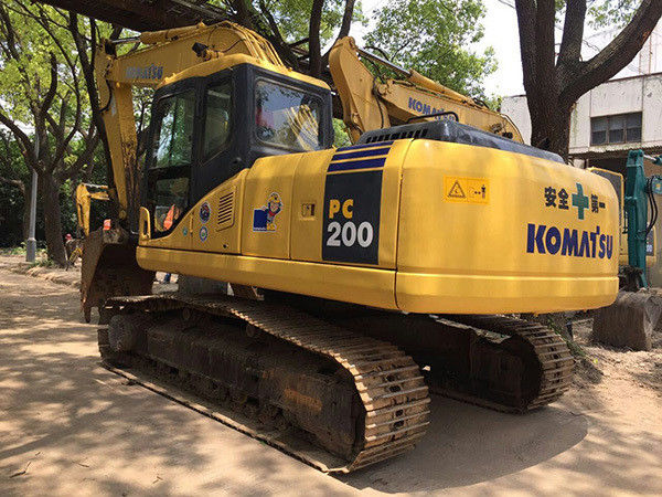 Excavatrice à rampe utilisée / Excavatrice à rampe originale Komatsu PC 200, PC200 Komatsu bon marché