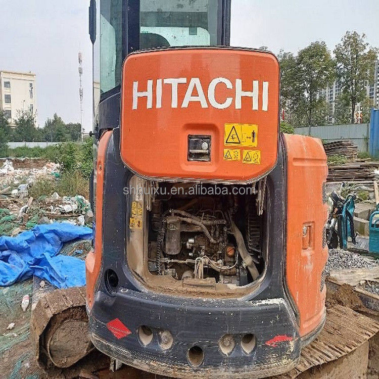 Hitachi en stock mini excavatrice utilisée Hitachi EX55 à vendre mini creuseuse Hitachi EX55 en bon état