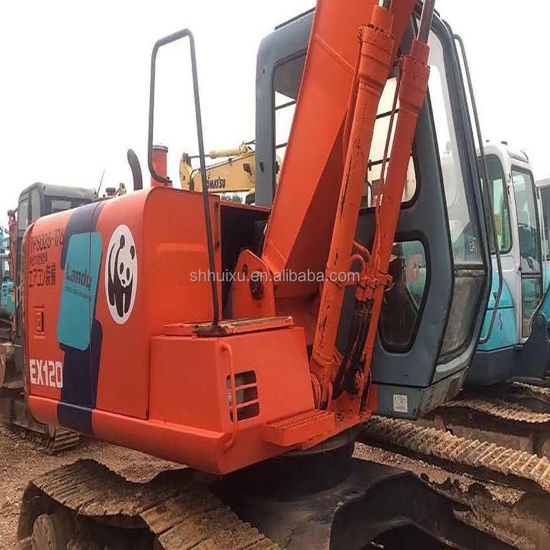 Vente à chaud d'une excavatrice d'occasion Hitachi EX120 à vendre une excavatrice d'occasion en bon état.