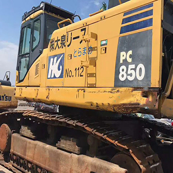excavateur utilisé komatsu PC850 excavateur changement de bras de roche broyeur marteau Komatsu Excavator