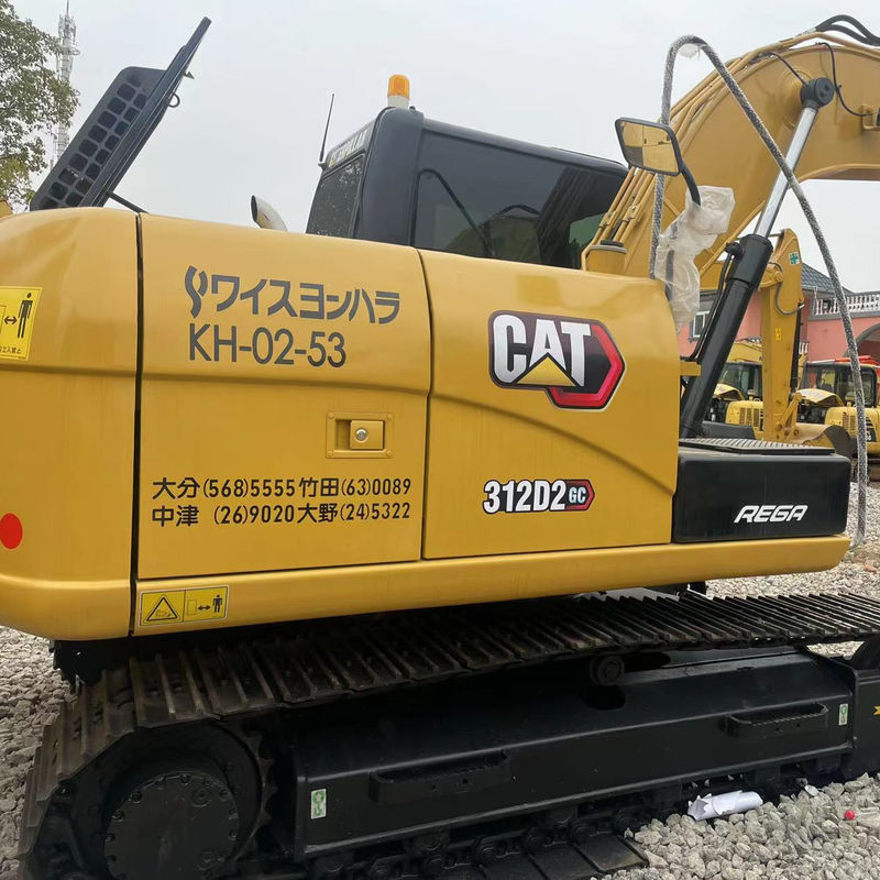Excavateur hydraulique d'occasion CAT312D machine de construction,excavateur à chenilles d'occasion CAT312D avec bon fonctionnement