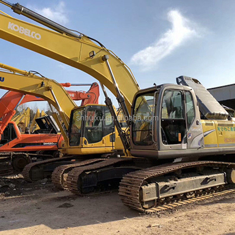 Kobelco SK200 Meilleur vendeur bonne qualité machine de creusement d'occasion excavateur à rampe Kobelco SK210