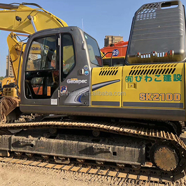 Kobelco SK200 Meilleur vendeur bonne qualité machine de creusement d'occasion excavateur à rampe Kobelco SK210