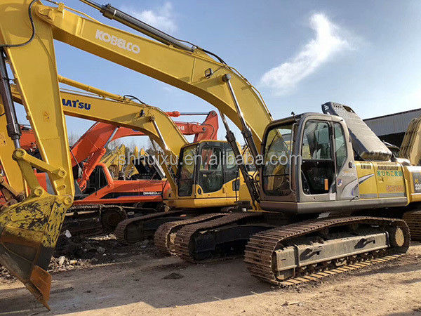 Kobelco SK200 Meilleur vendeur bonne qualité machine de creusement d'occasion excavateur à rampe Kobelco SK210