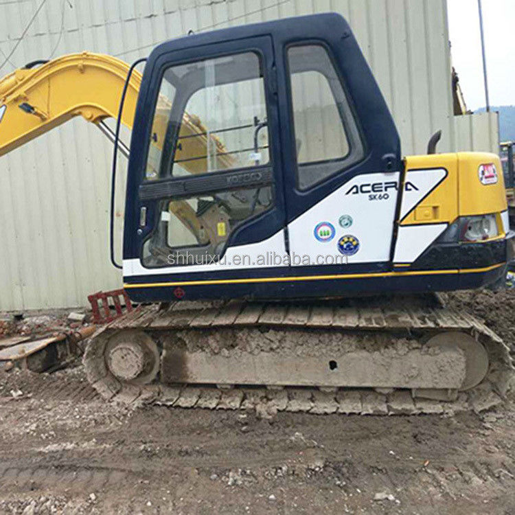 Excavateur à rampe hydraulique utilisé Kobelco60-3, mini d'occasion de haute qualité excavateur KOBELCO60-3 prix bon marché