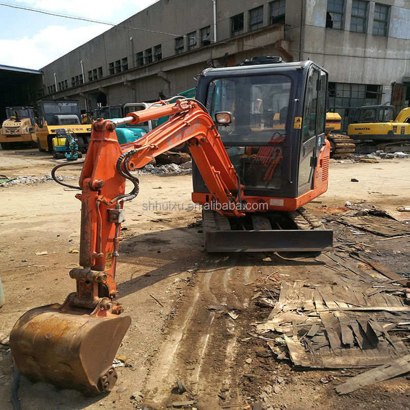 Hitachi en stock Mini-pelée japonaise HITACHI 20-2 à vendre/Excavateur à rampe de seconde main en bon état HITACHI 20-2