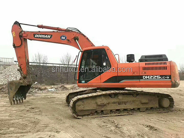 Vente à chaud de Doosan Doosan DH225 excavateur utilisé ramper DH225lc-9/Used machine de creusement meilleur marché bon prix