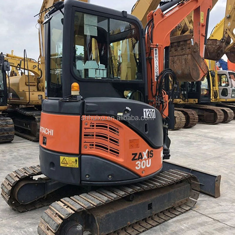 Hitachi en stock Mini-pelée japonaise HITACHI 30 à vendre/Excavateur de seconde main Petite pelle en bon état HITACHI 30