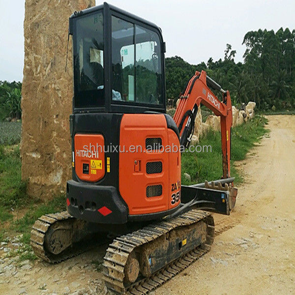 Hitachi en stock Mini-pelée japonaise HITACHI 35 à vendre/Excavateur à rampe de seconde main en bon état HITACHI 35