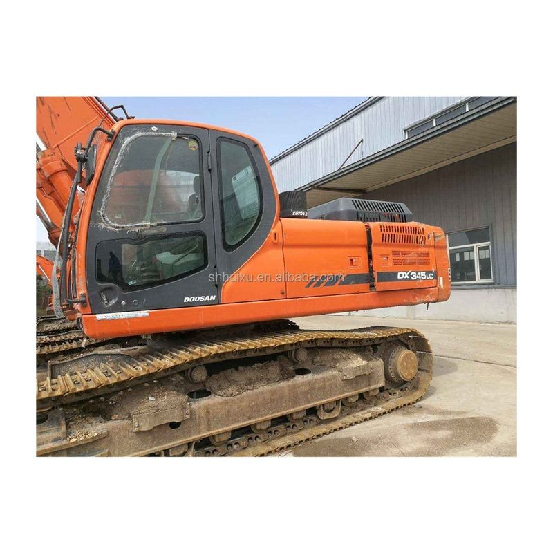 Vente à chaud de Doosan Excellente qualité Excavateur hydraulique à rampe d'occasion DOOSAN DX345 Corée d'origine/machine de creusement d'occasion meilleure vente bon prix