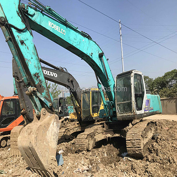 Kobelco SK200 Vente à chaud de l'excavateur à rampe d'occasion Kobelco SK250-6e Machine de creusement d'occasion prix pas cher