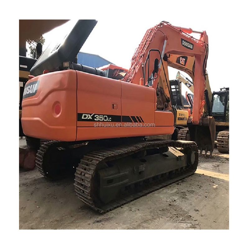 Vente à chaud de Doosan Excellente qualité d'occasion excavateur hydraulique à rampe DOOSAN DX350 origine coréenne machine de creusement utilisée best-seller