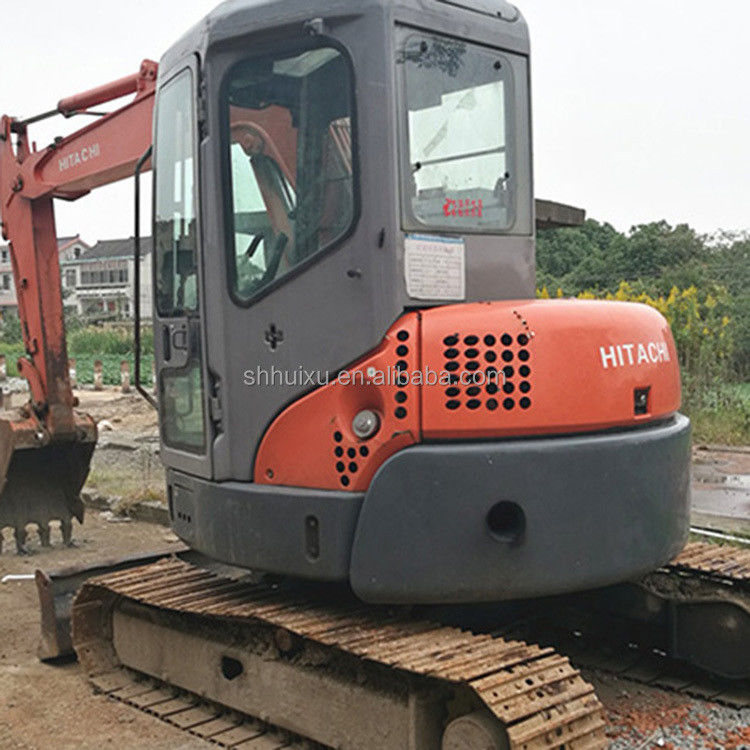 Hitachi en stock Mini-pelée japonaise HITACHI 55 à vendre/Une petite pelle à excavatrice en bon état HITACHI 55