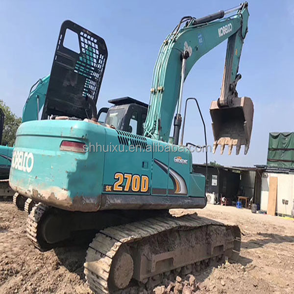 Kobelco SK200 Excellente qualité de l'excavateur à rampe d'occasion machine de creusement utilisée Kobelco SK270D prix bon marché