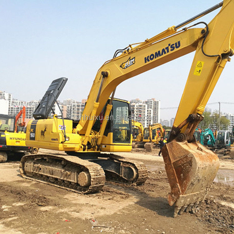 Komatsu Utilisé PC160-7 excavateur à rampe machine à creuser d'occasion à vendre Komatsu Excavator
