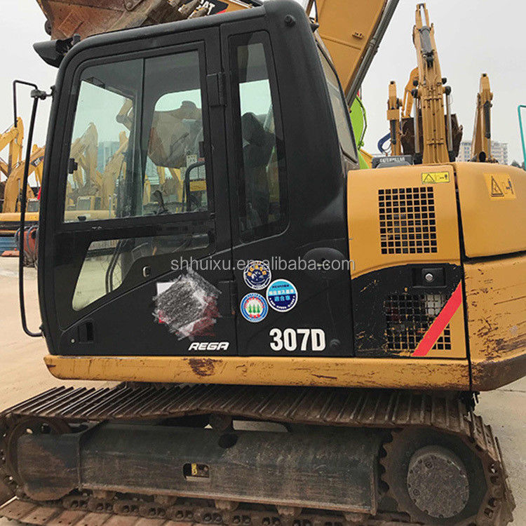 Excavateurs utilisés cat307 Mini rampant Machine de creusement excavateur utilisé CAT307D 7T Caterpillar Excavator Caterpillar en stock