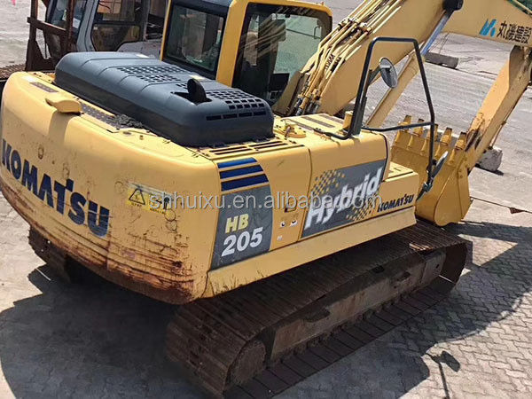 Komatsu Utilisé PC205 excavateur à rampe de bonne qualité machine de creusement d'occasion à vendre Komatsu Excavator