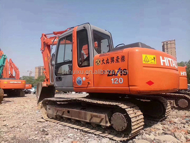 Vente à chaud de l'Hitachi Excavator de seconde main HITACHI 120 en bon état Vente d'une machine à creuser d'occasion