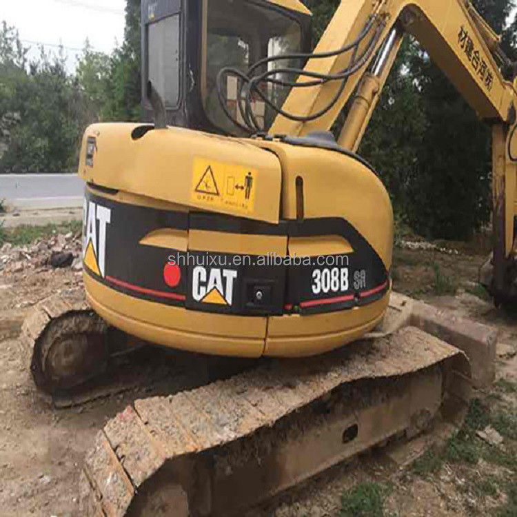 Utilisée mini-excavatrice à rampe utilisée CAT308B 8T Utilisée excavatrice machine à creuser