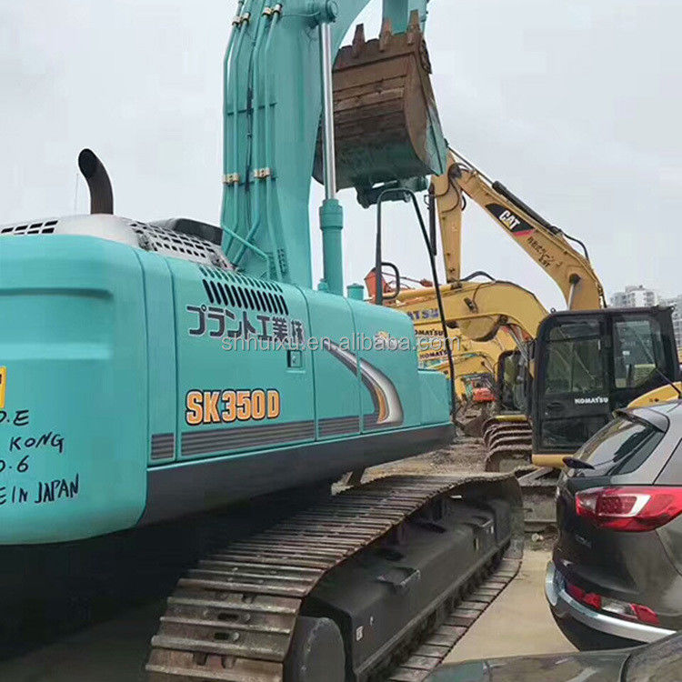 Kobelco SK200 Excavateur à rampe d'occasion d'excellente qualité Kobelco SK350 Excavateur d'occasion