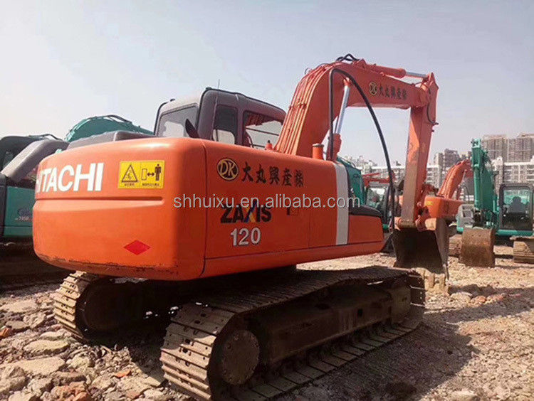 Vente à chaud de l'Hitachi Excavator de seconde main HITACHI 120 en bon état Vente d'une machine à creuser d'occasion