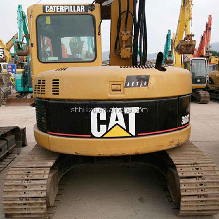 Vente à chaud machine à creuser de la chenille utilisée machine à creuser d'occasion Mini chenille utilisée CAT308C 8Ton en stock