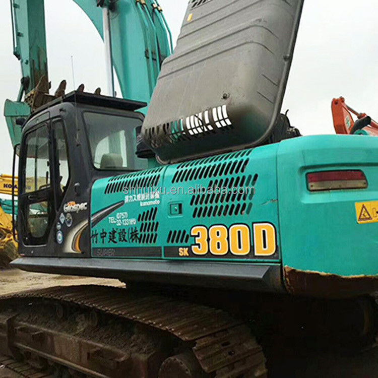 Kobelco SK200 Excavateur à rampe d'occasion d'excellente qualité Kobelco SK380/machine de creusement d'occasion Kobelco SK380 prix bon marché