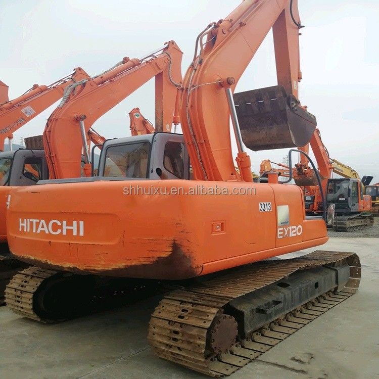 Hitachi vente à chaud Excavateur d'occasion HITACHI EX120-5 en bon état Machine de creuser japonaise utilisée à vendre