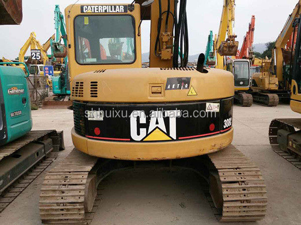 Vente à chaud machine à creuser de la chenille utilisée machine à creuser d'occasion Mini chenille utilisée CAT308C 8Ton en stock