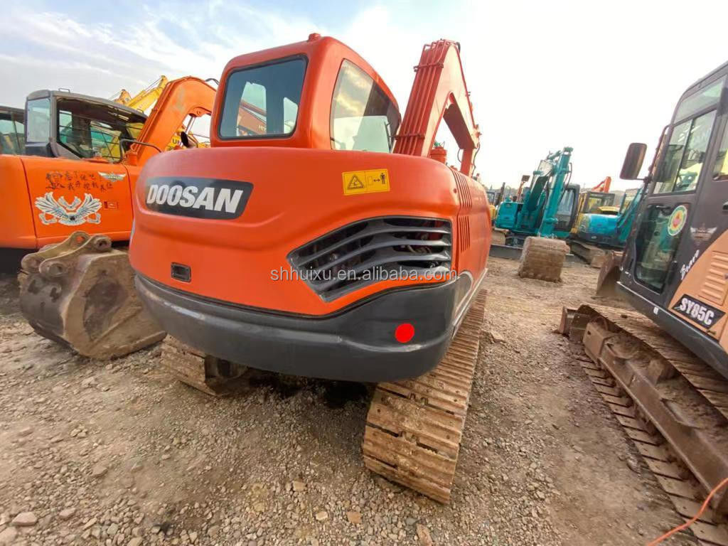 Corée d'origine mini creuseuse utilisée Doosan75 qualité machine de construction/Excavateur hydraulique à rampe de seconde main DOOSAN75 vente à chaud