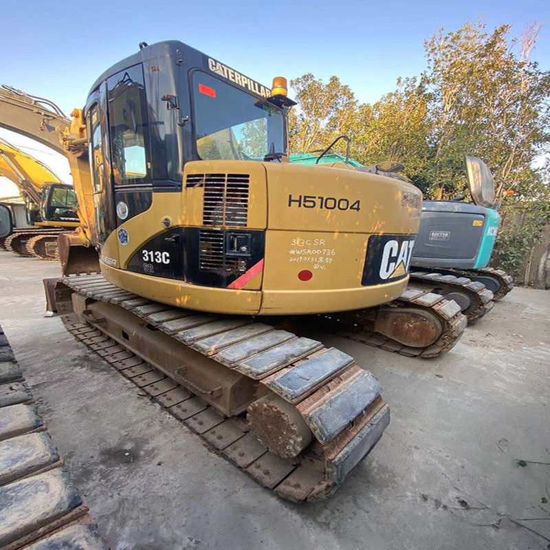 Excavateur à rouleaux d'occasion de bonne qualité Caterpillar cat313C / moteur japonais d'occasion cat 313C