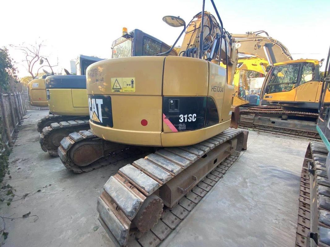 Excavateur à rouleaux d'occasion de bonne qualité Caterpillar cat313C / moteur japonais d'occasion cat 313C