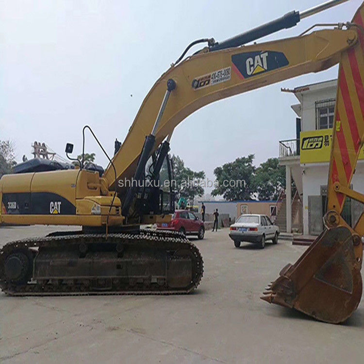 Excavateur à rampe de seconde main de bonne qualité CAT336D 36T Excavateur d'occasion Machine à creuser à vendre