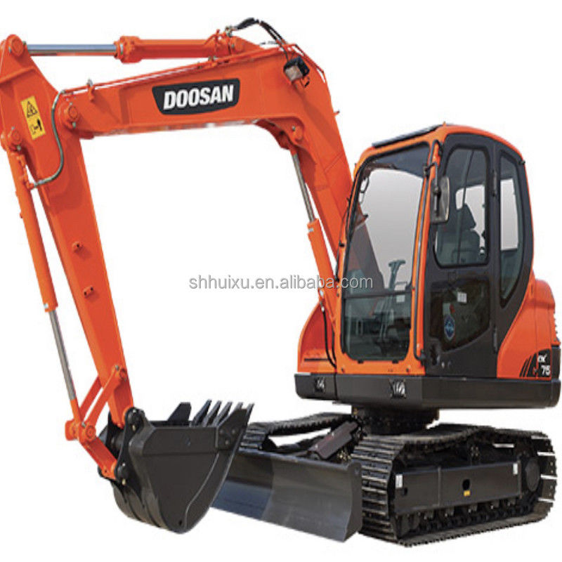 Excavateur d'occasion de 8 tonnes Doosan DX80 Modèle 80 mini projet d'occasion DX80 à vendre
