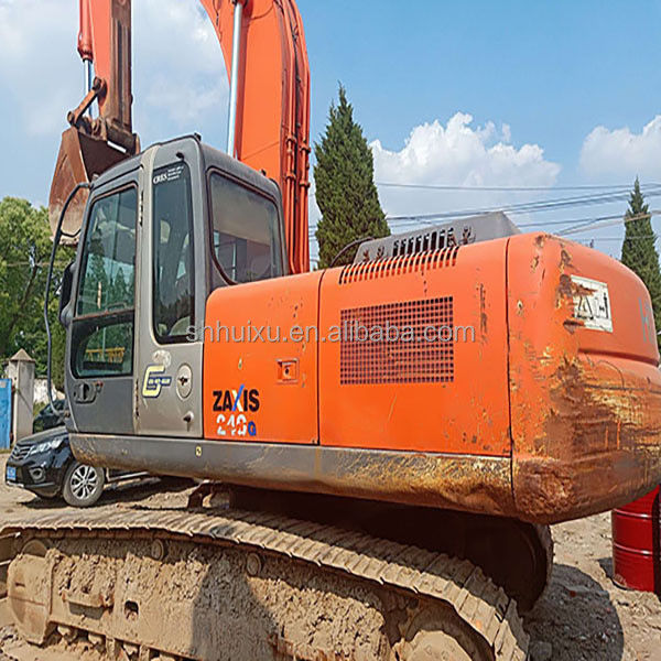 Vente à chaud machine à creuser japonaise HITACHI ZX240-3G Excavateur à rouleaux d'occasion en bon état à vendre