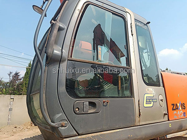 Vente à chaud machine à creuser japonaise HITACHI ZX240-3G Excavateur à rouleaux d'occasion en bon état à vendre