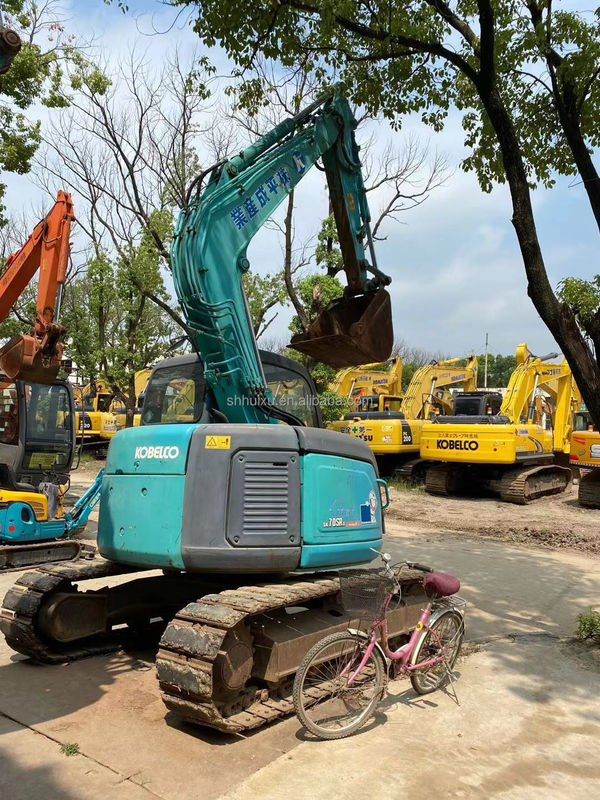 Kobelco SK200 Excavateur à rampe Kobelco 70SR d'occasion Hydraulique de haute qualité Mini-pelée d'occasion Prix bon marché