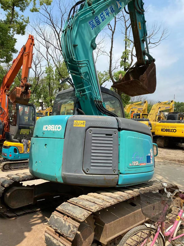 Kobelco SK200 Excavateur à rampe Kobelco 70SR d'occasion Hydraulique de haute qualité Mini-pelée d'occasion Prix bon marché