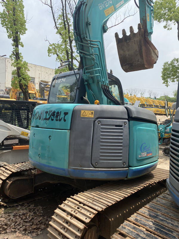 Kobelco SK200 Excavateur à rampe Kobelco 70SR d'occasion Hydraulique de haute qualité Mini-pelée d'occasion Prix bon marché